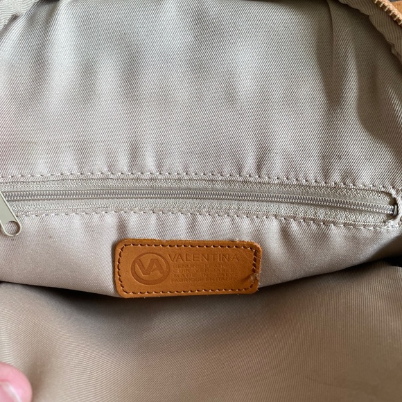 Valentina Genuine Pebbled Italian Sling Backpack/Shoulder Bag - Picture 9 of 9